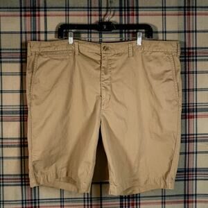 Polo Ralph Lauren Men's 44B  100% Cotton Classic Fit Khaki Chino Shorts Summer
